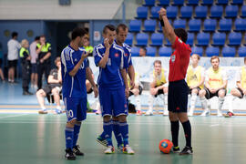 Partido Eslovaquia contra Alemania. 14º Campeonato del Mundo Universitario de Fútbol Sala 2014 (F...