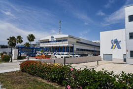 Edificio del Centro Oficial de Formación Profesional CESUR. Málaga TechPark. Junio de 2021