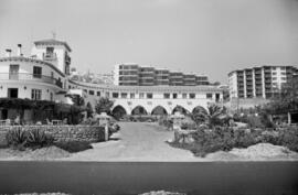Málaga. Torremolinos. Edificios y casas. Abril de 1963