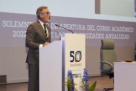 Miguel Porras Fernández. Solemne Acto de Apertura del Curso Académico 2022/2023 de las Universida...