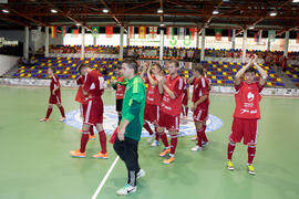 Jugadores de Bielorrusia. Partido Brasil contra Bielorrusia. 14º Campeonato del Mundo Universitar...
