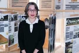 Susana García Bujalance en la inauguración de la exposición “arcVision Prize-Mujeres y Arquitectu...