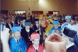 Apertura del Curso Académico 2002/2003 de la Universidad de Málaga. Paraninfo. Octubre de 2002