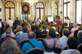 Presentación del Centro Internacional de Autoridades y Líderes. Ayuntamiento de Málaga. Julio de ...