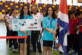 Equipo de Costa Rica. Inauguración del 14º Campeonato del Mundo Universitario de Fútbol Sala 2014...