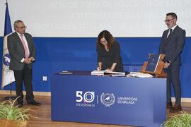 Toma de posesión de Francisca García Pardo como profesora titular del Área de Economía Aplicada d...