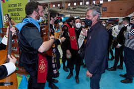 José Francisco Murillo visita la Jornada de Puertas Abiertas de la Universidad de Málaga. Complej...
