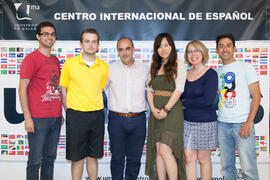 Foto de grupo. Graduación de los alumnos del CIE de la Universidad de Málaga. Centro Internaciona...