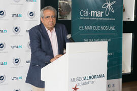 José Ángel Narváez. Presentación del I curso de verano "Mares de Andalucía". Puerto de ...