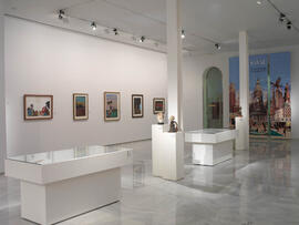Exposición Lorenzo Saval. Sala de exposiciones del Rectorado. Febrero de 2008