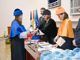 Investidura de nuevos doctores por la Universidad de Málaga 2010. Paraninfo. Enero de 2010
