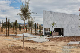 Obras del nuevo Pabellón de Gobierno. Campus de Teatinos. Abril de 2021