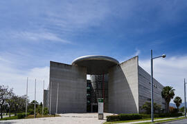 Edificio del Centro de Empresas del PTA de la Junta de Andalucía. Málaga TechPark. Junio de 2021