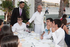 Cena de gala en el restaurante El Palmeral. Olimpiada Española de Economía, Fase Nacional. Puerto...