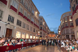 Procesión Magna Mariana con motivo del "Mater Dei". Centro histórico de Málaga. Septiembre de 2013