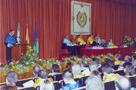 Apertura del Curso Académico 2001/2002 de la Universidad de Málaga. Paraninfo. Octubre de 2000