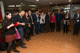 Asistentes a la inauguración de la exposición "La Rosaleda en 75 imágenes". Complejo Po...