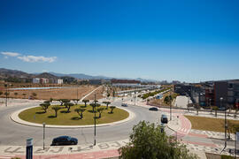 Nuevo Pabellón de Gobierno y alrededores. Campus de Teatinos. Junio de 2021