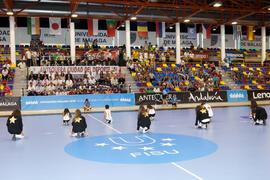 Número de baile. Ceremonia de apertura del Campeonato del Mundo Universitario de Balonmano. Anteq...
