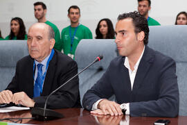 Pedro Montiel y Daniel Pérez. Acto de clausura del 6º Congreso Internacional de Actividad Física ...