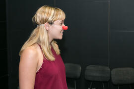 Alumna de la clase magistral "Clown: El arte de hacer el payaso". Curso de Verano &quot...