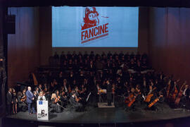 Gala Inaugural de la XXII edición de Fancine de la Universidad de Málaga. Teatro Cervantes. Novie...