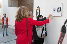 Inauguración de la sala de exposiciones "Espacio Cero" en el Contenedor Cultural. Campu...
