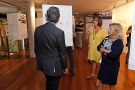 Presentación de las exposiciones realizadas con los trabajos de los alumnos de Arquitectura y Bel...
