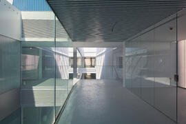 Interiores de la nueva Facultad de Psicología. Campus de Teatinos. Mayo de 2021