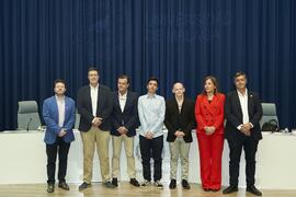 Candidatos a Rector de la Universidad de Málaga y representantes del Consejo de Estudiantes y Aul...