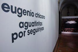 Exposición "Aguatintas por Seguiriyas", de Eugenio Chicano. Palacio Episcopal de Málaga...