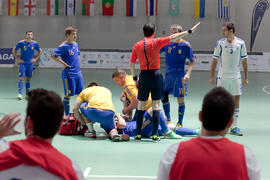 Partido Ucrania contra Israel. 14º Campeonato del Mundo Universitario de Fútbol Sala 2014 (FUTSAL...