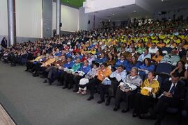 Público asistente al solemne Acto de Apertura del Curso Académico 2022/2023 de las Universidades ...