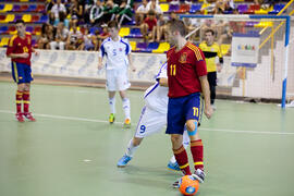 Partido España contra Eslovaquia. 14º Campeonato del Mundo Universitario de Fútbol Sala 2014 (FUT...