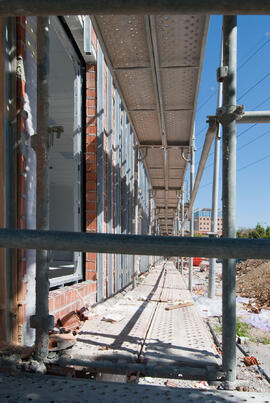 Construcción del Aulario VI en el Campus de Teatinos. Mayo de 2012