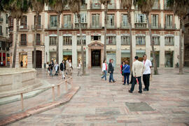 Visita anual de la conferencia de la RedOTRI en el centro histórico de Málaga. Junio de 2010
