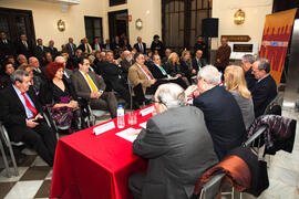 Conmemoración del 45 Aniversario de la primera clase universitaria en el Ayuntamiento de Málaga. ...