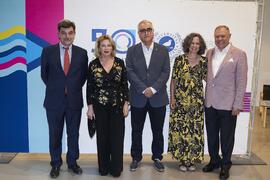 Foto de grupo. Concierto Conmemorativo del 50 Aniversario de la Universidad de Málaga. Auditorio ...