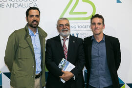Momentos posteriores al acto del 25 Aniversario del Parque Tecnológico de Andalucía. Palacio de F...