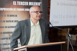 Rafael García Segura en la presentación de la Semana del Libro y la Lectura en la Biblioteca de l...
