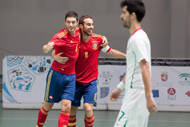 Partido España contra Portugal. 14º Campeonato del Mundo Universitario de Fútbol Sala 2014 (FUTSA...