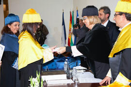 Investidura de nuevos doctores por la Universidad de Málaga. Paraninfo. Febrero de 2012