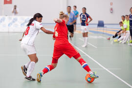 Partido Rusia contra Costa Rica. 14º Campeonato del Mundo Universitario de Fútbol Sala 2014 (FUTS...