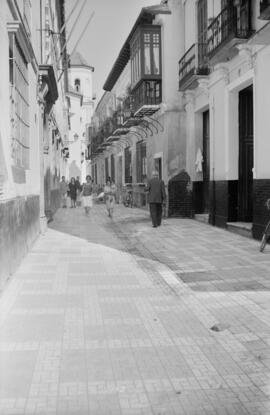 Málaga. Calle Gaona. Septiembre de 1963