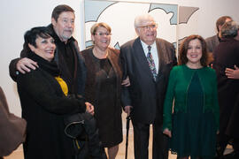 Eugenio Chicano tras la inauguración de su exposición "Paisajes Andaluces". Museo del P...