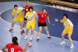 Partido Japón - República Checa. Categoría femenina. Campeonato del Mundo Universitario de Balonm...
