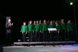 Coro de niños en el concierto de Dorantes. Cursos de Verano de la Universidad de Málaga. Ronda. J...