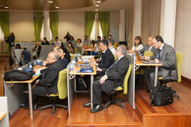 Asistentes a la ceremonia de apertura del XVI encuentro de rectores de Brasil, Portugal y España....