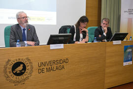 Gregorio Garzón, Cristina Izquierdo y Miguel Sampol. Mesa 2: "La perspectiva de la Unión Eur...