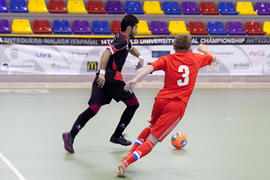 Partido Rusia contra Omán. 14º Campeonato del Mundo Universitario de Fútbol Sala 2014 (FUTSAL). A...